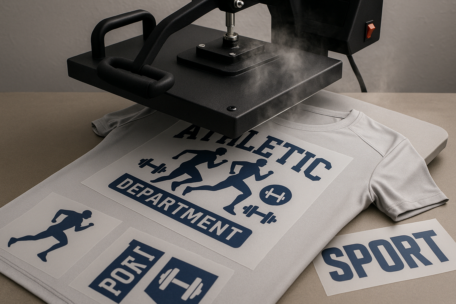 Please change the t shirt design to something sporty